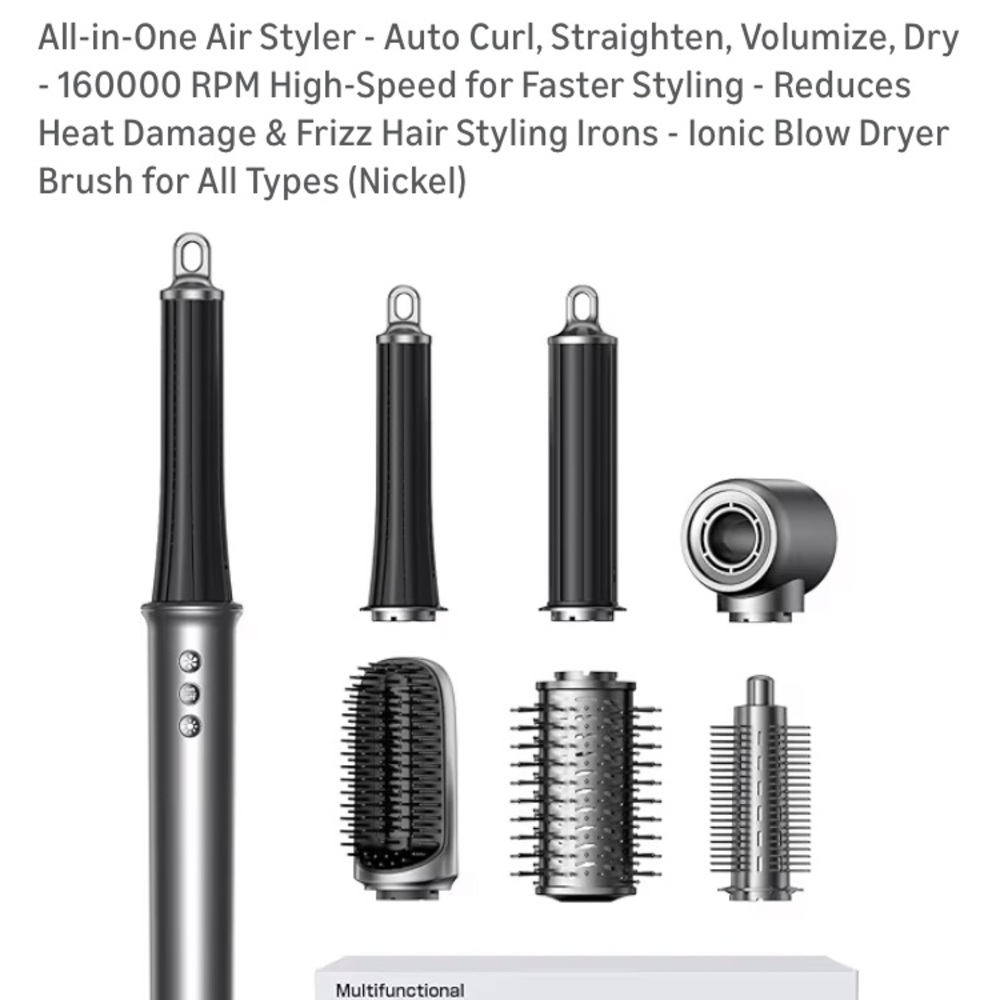 Multifunctional Black and Gray Hair Dryer - Picture 6 of 15